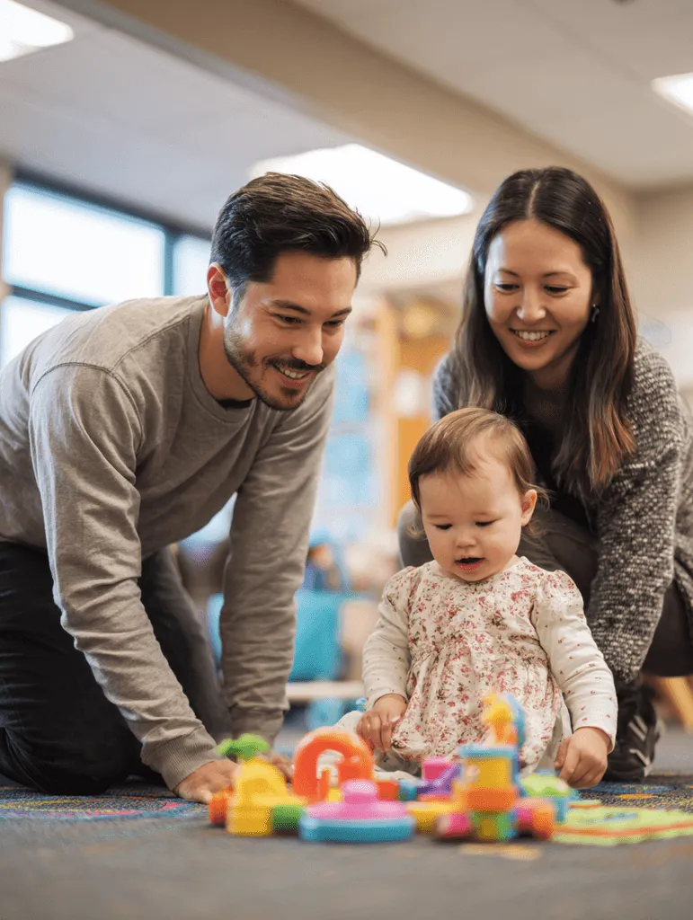 A young family, the target audience for a community-first investment.