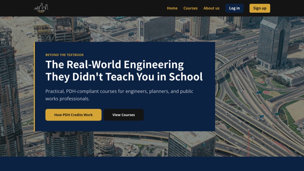 Training sites & web example